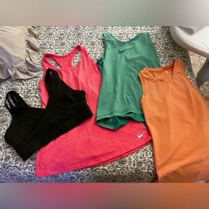 Workout Tops & Bra Set